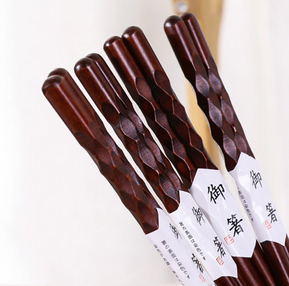 2 Pairs Wooden Chopsticks Shimonoseki Osaka Street Market