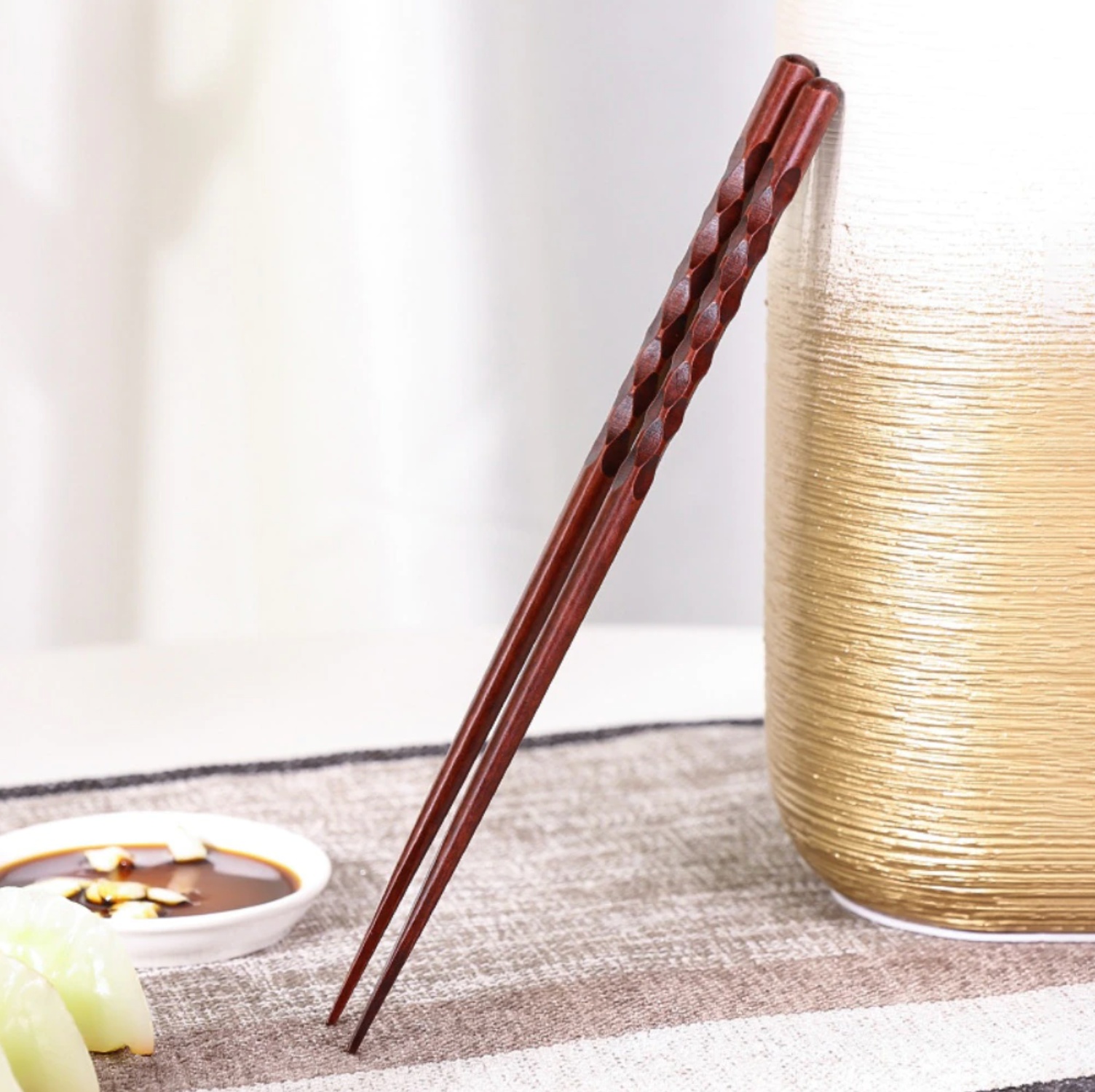 2 Pairs Wooden Chopsticks Shimonoseki Osaka Street Market