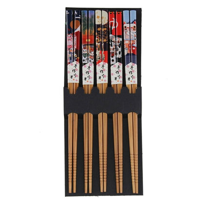 5 Pairs of Chopsticks Set Alcock Osaka Street Market