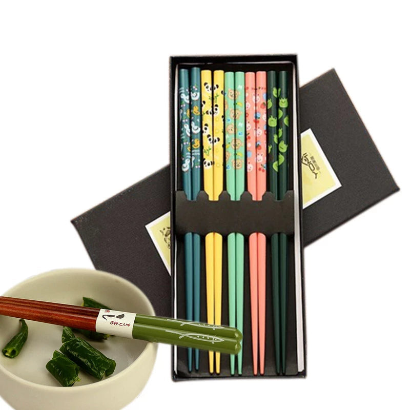 5 Pairs of Chopsticks Set Nagoya Osaka Street Market