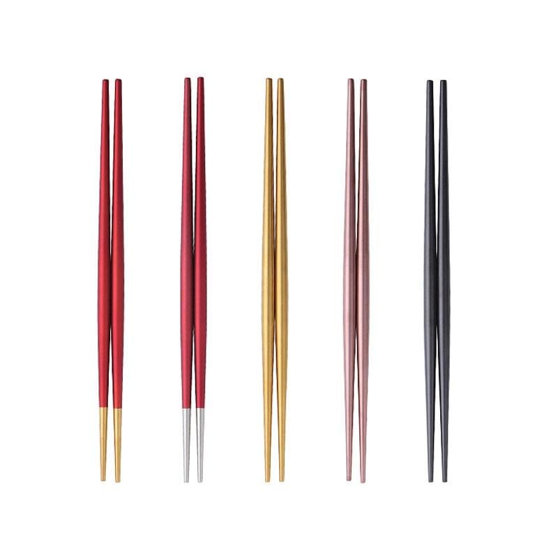 5 Pairs of Metal Chopsticks Nakano ( 10 colors) Osaka Street Market