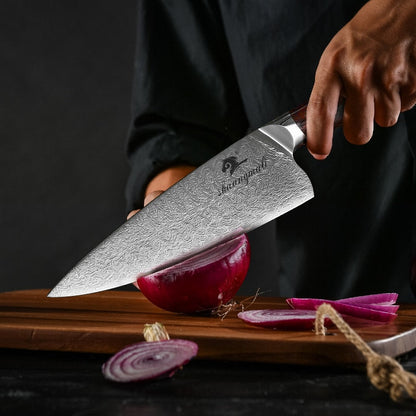 Damascus Kitchen Knife Izumo Osaka Street Market