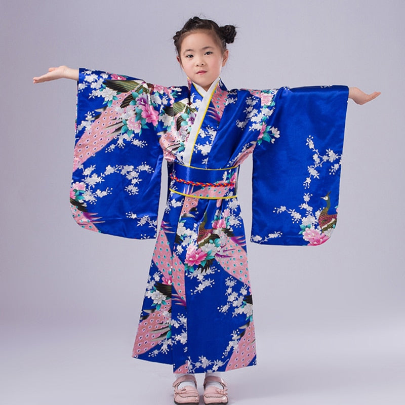 Girl Kimono Wabi (5 Colors and 4 Sizes) Osaka Street Market