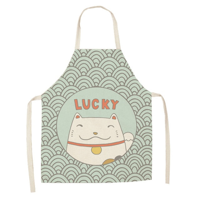 Lucky Cat Apron Kitchen Osaka Street Market