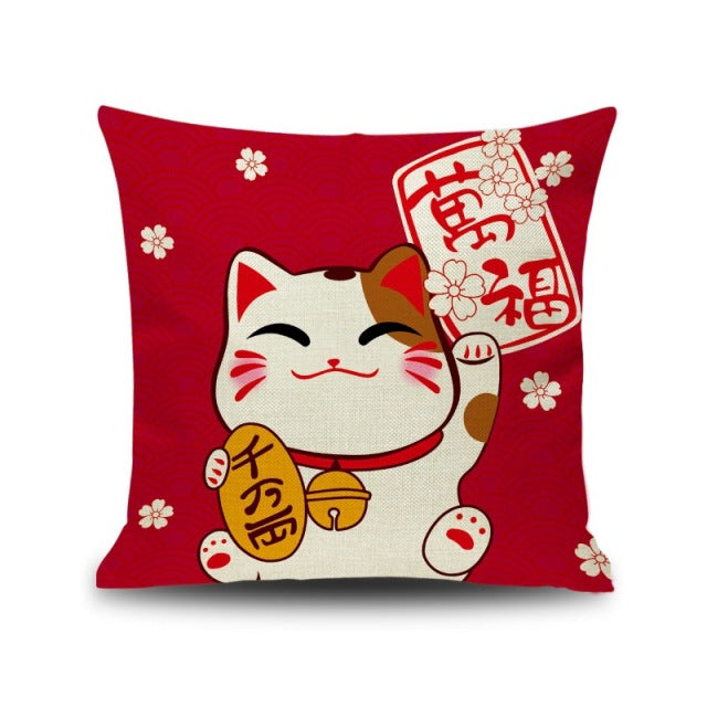 Lucky Cat Cushion (10 Models) Osaka Street Market