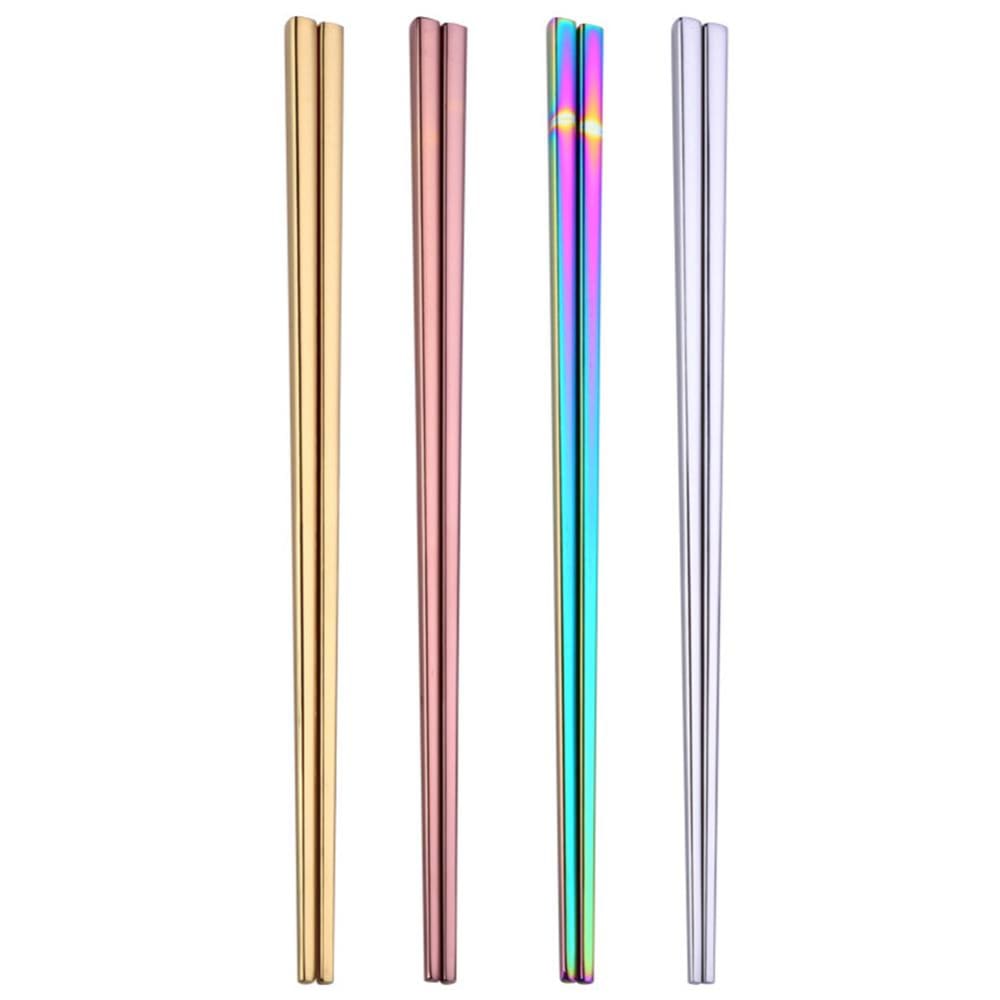 Metal Chopsticks Rainbow (4 Colors) Osaka Street Market