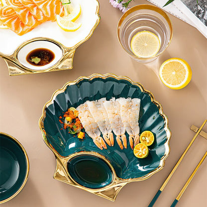 Plate with Saucer Bowl Obami (2 Colors) Osaka Street Market