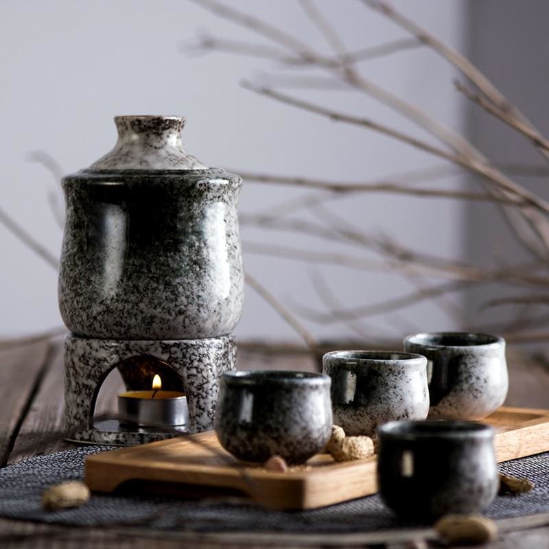 Sake Set with Stove Hayate Osaka Street Market