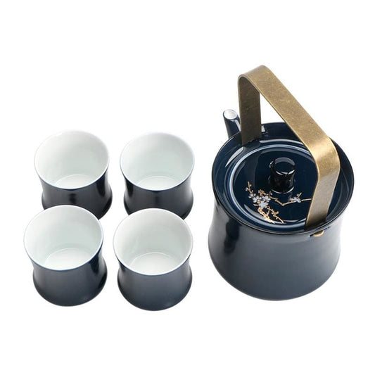 Travel Tea Set Miyakejima - Japanese Tea Cups - Ceramic Tea Cups