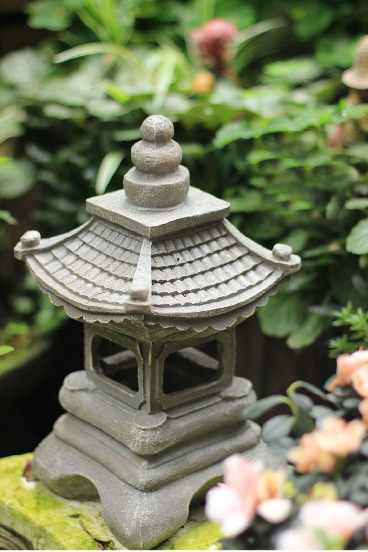 Temple Statue Pagoda Hiuchi Osaka Street Market