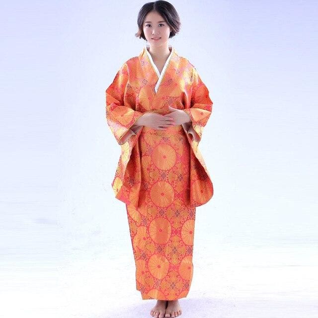 Woman Kimono Hiro Osaka Street Market