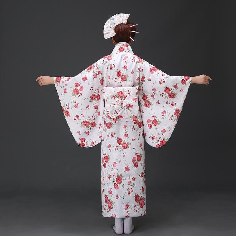 Woman Kimono Jomei Osaka Street Market